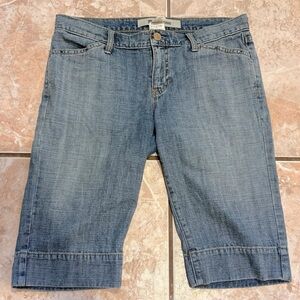 low rise y2k gap Denim Bermuda Shorts skater surfer vibes